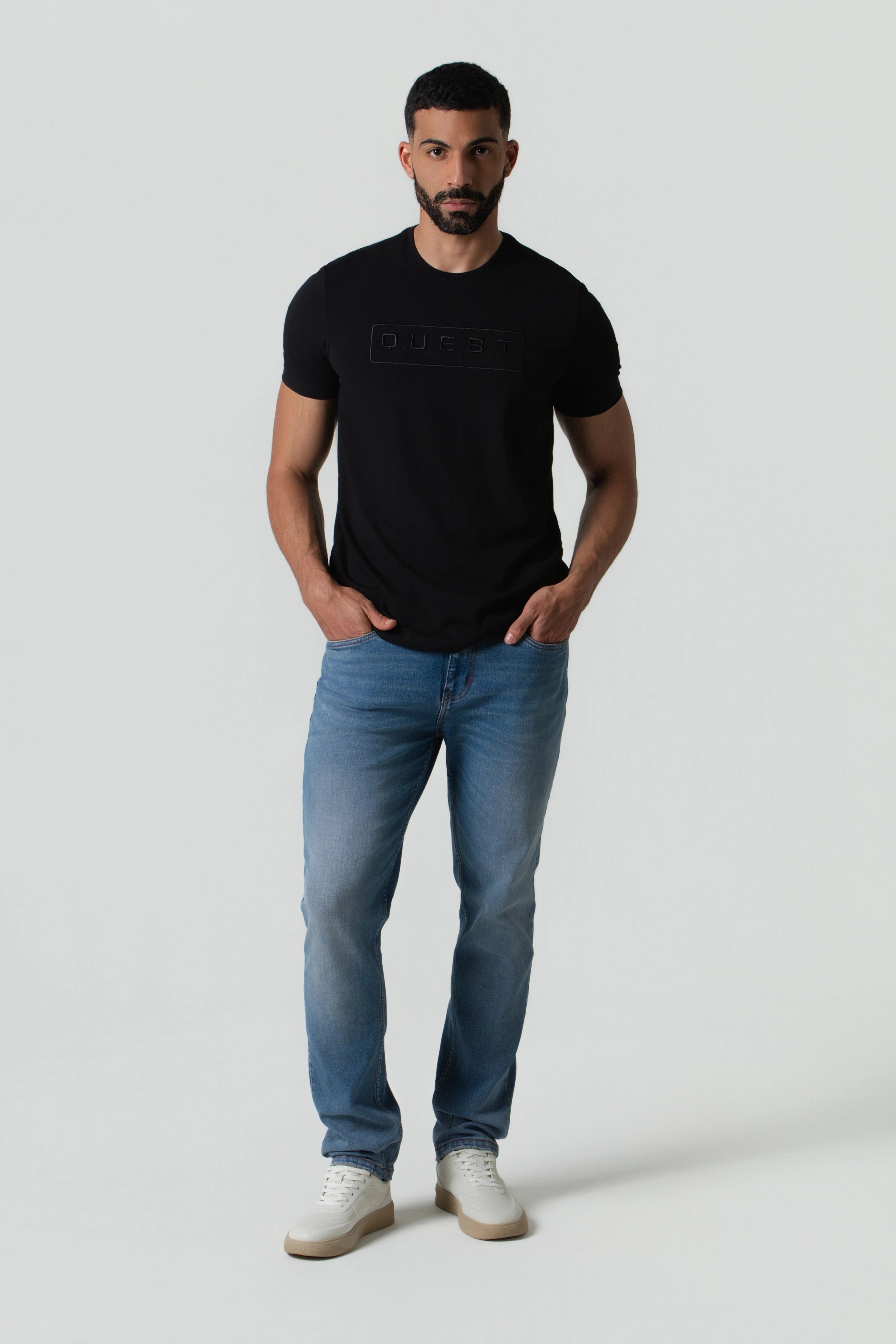 JEAN 5 BOLSILLOS COLOR AZUL MEDIO