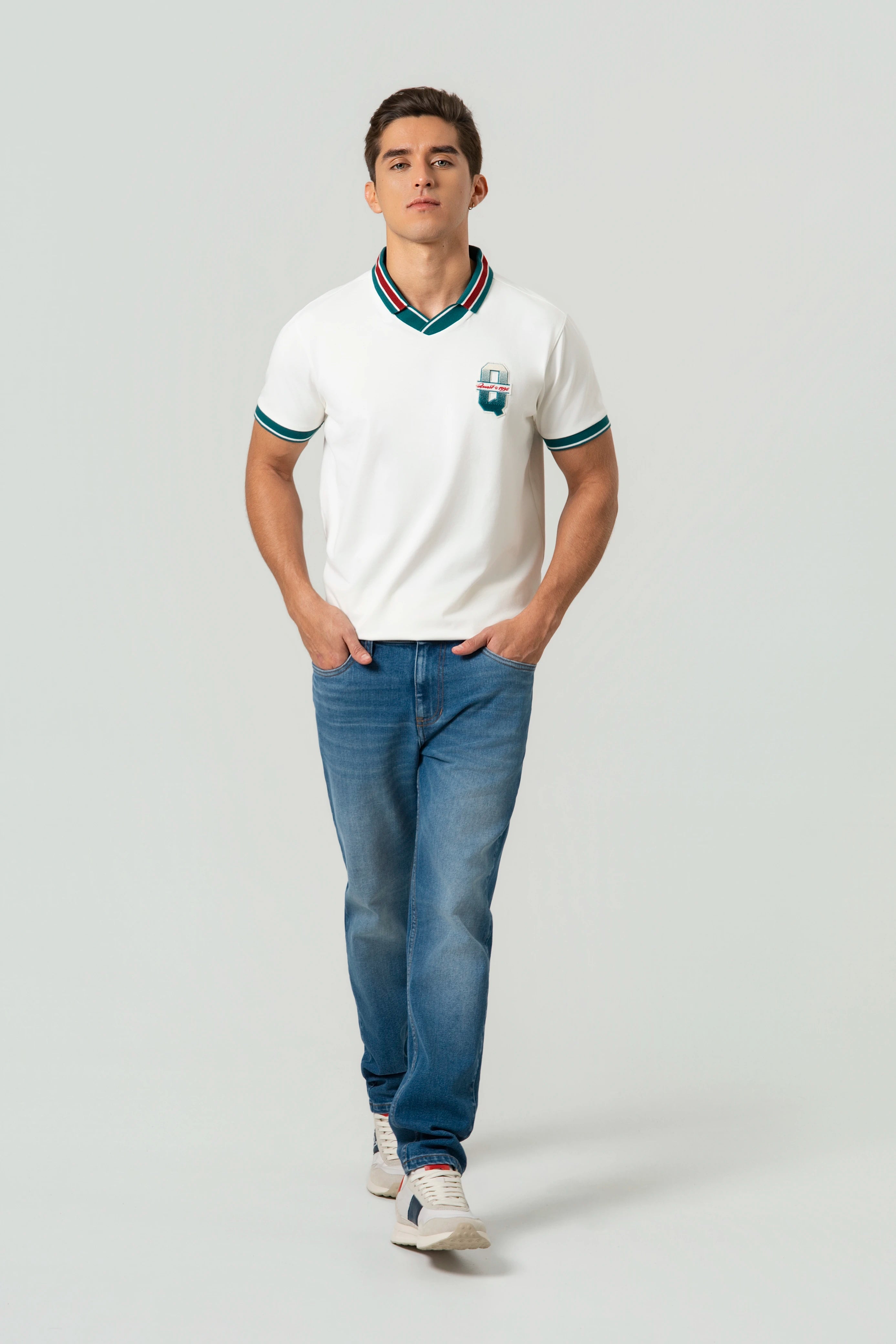 JEAN 5 BOLSILLOS COLOR AZUL MEDIO