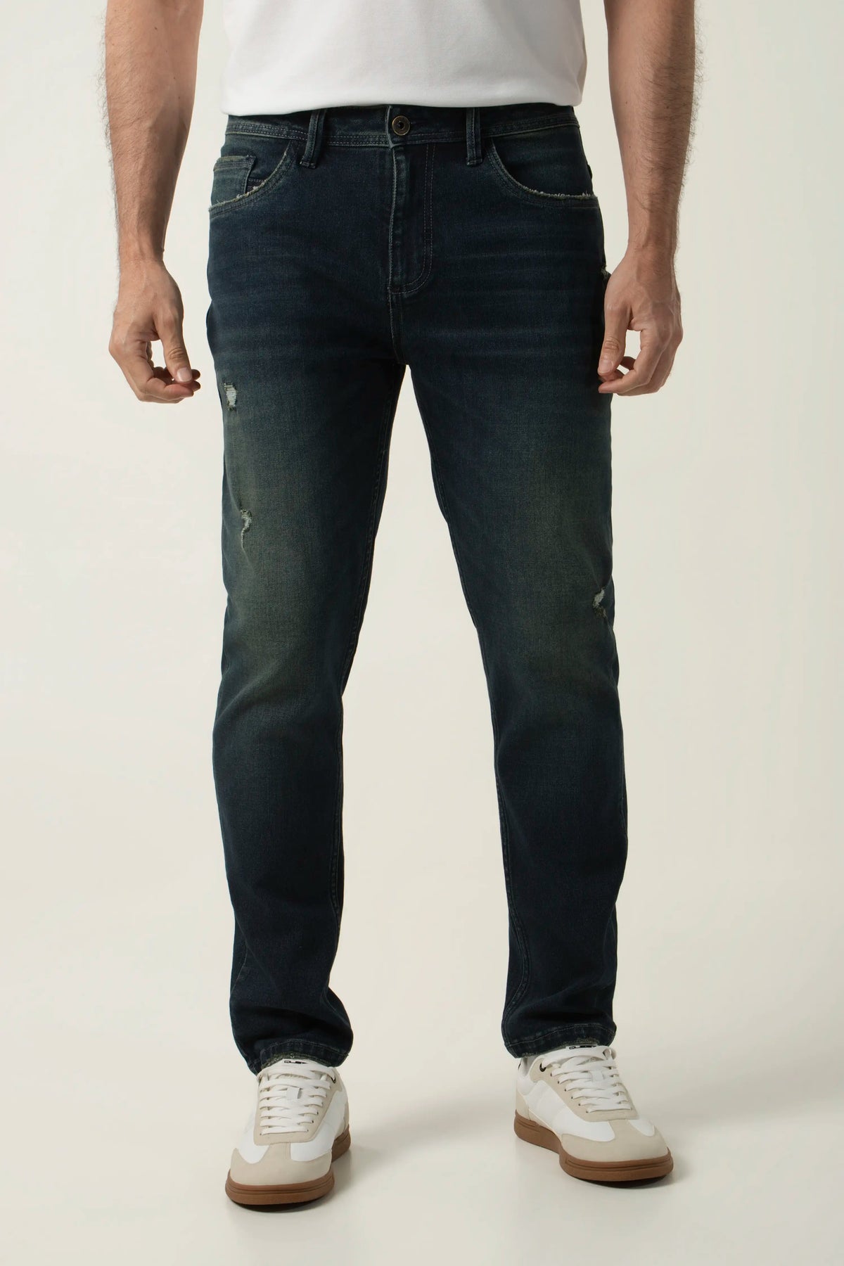 JEAN 5 BOLSILLOS COLOR AZUL OSCURO