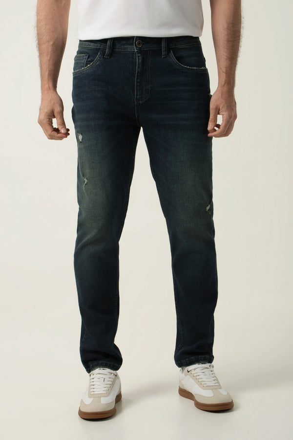 JEAN 5 BOLSILLOS COLOR AZUL OSCURO