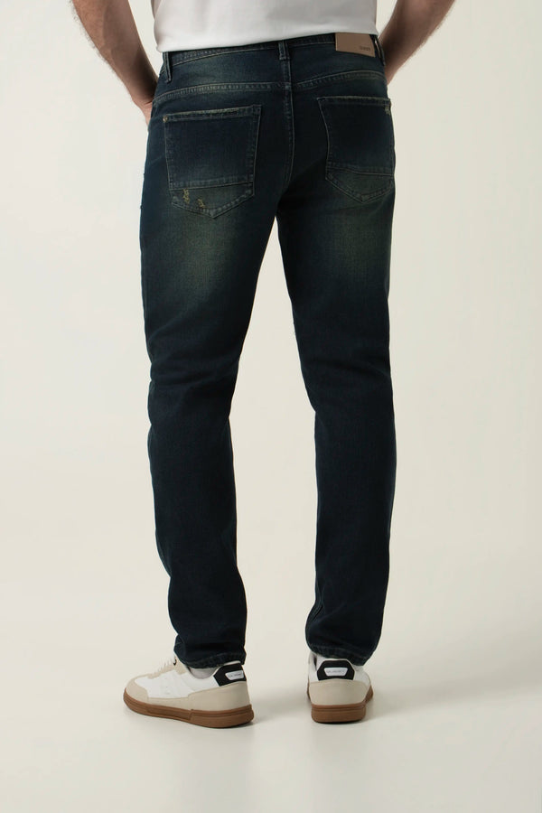 JEAN 5 BOLSILLOS COLOR AZUL OSCURO