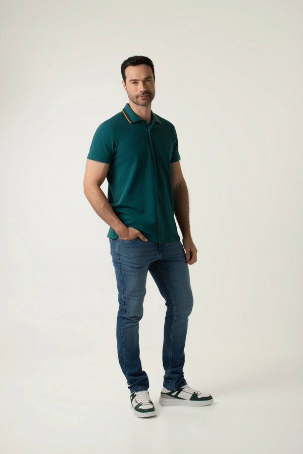 JEAN 5 BOLSILLOS COLOR AZUL CLARO