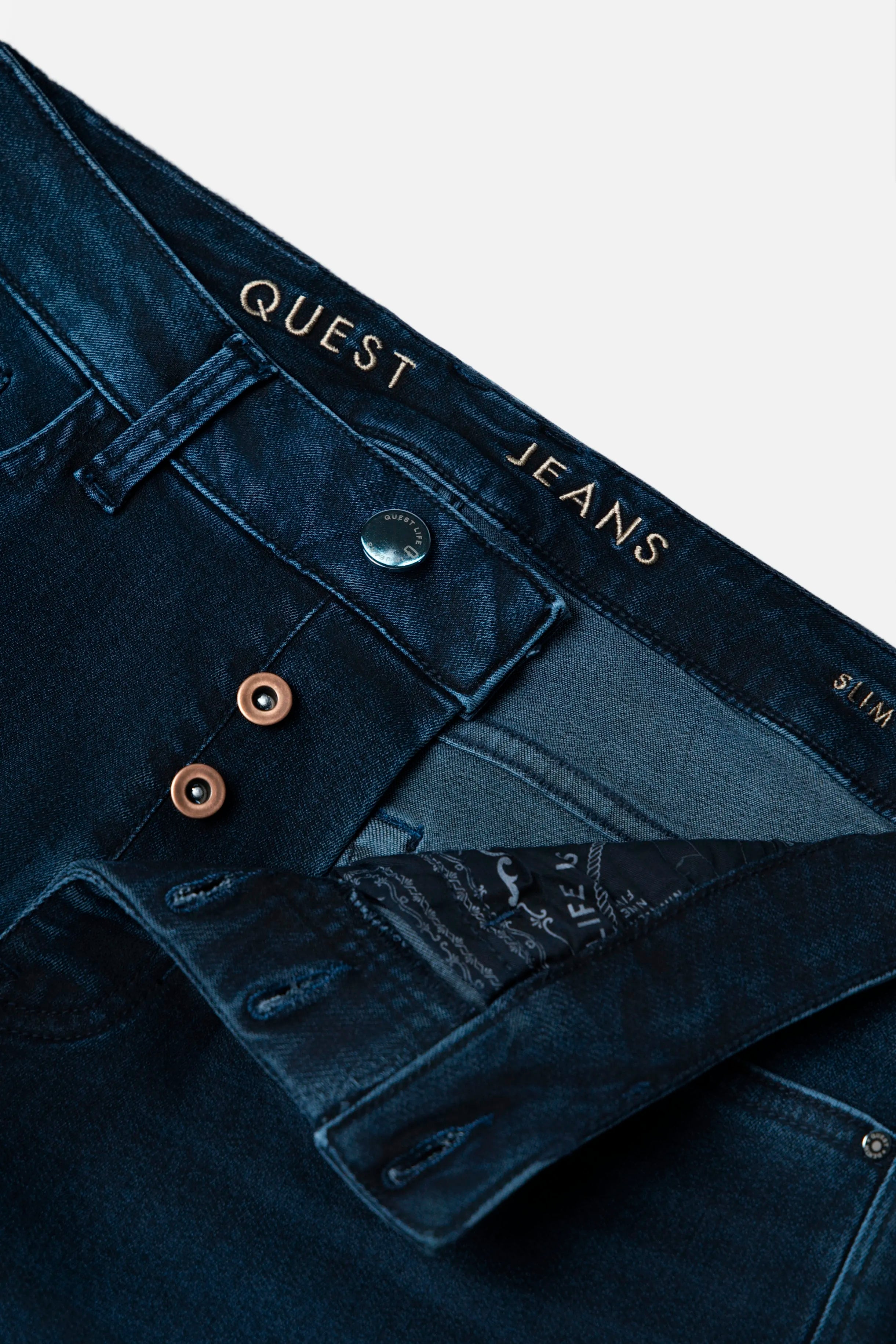 JEAN 5 BOLSILLOS COLOR AZUL OSCURO
