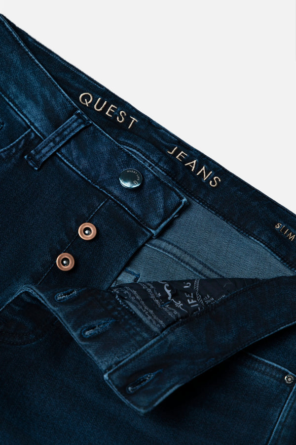 JEAN 5 BOLSILLOS COLOR AZUL OSCURO