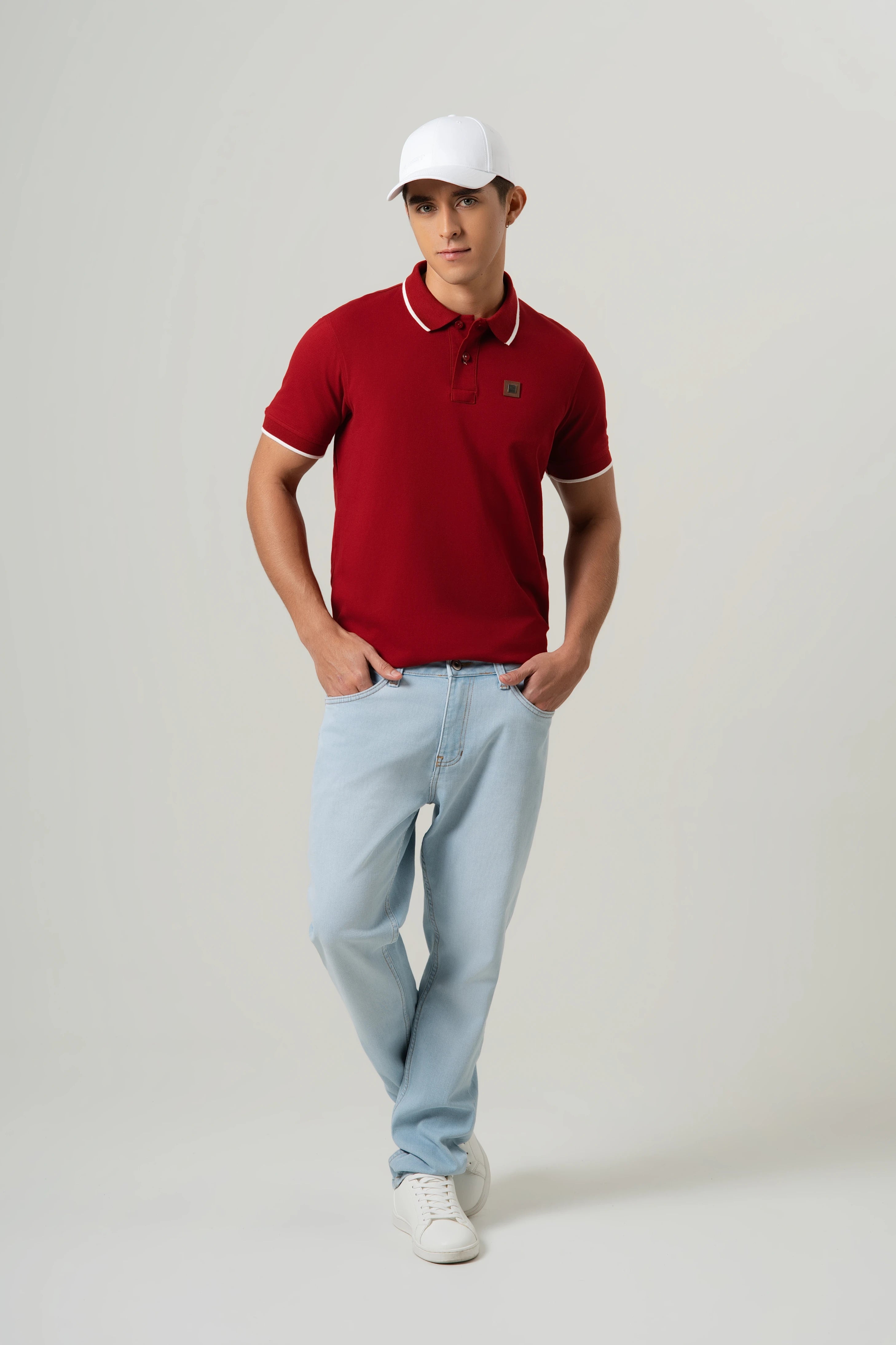 JEAN 5 BOLSILLOS COLOR AZUL CLARO