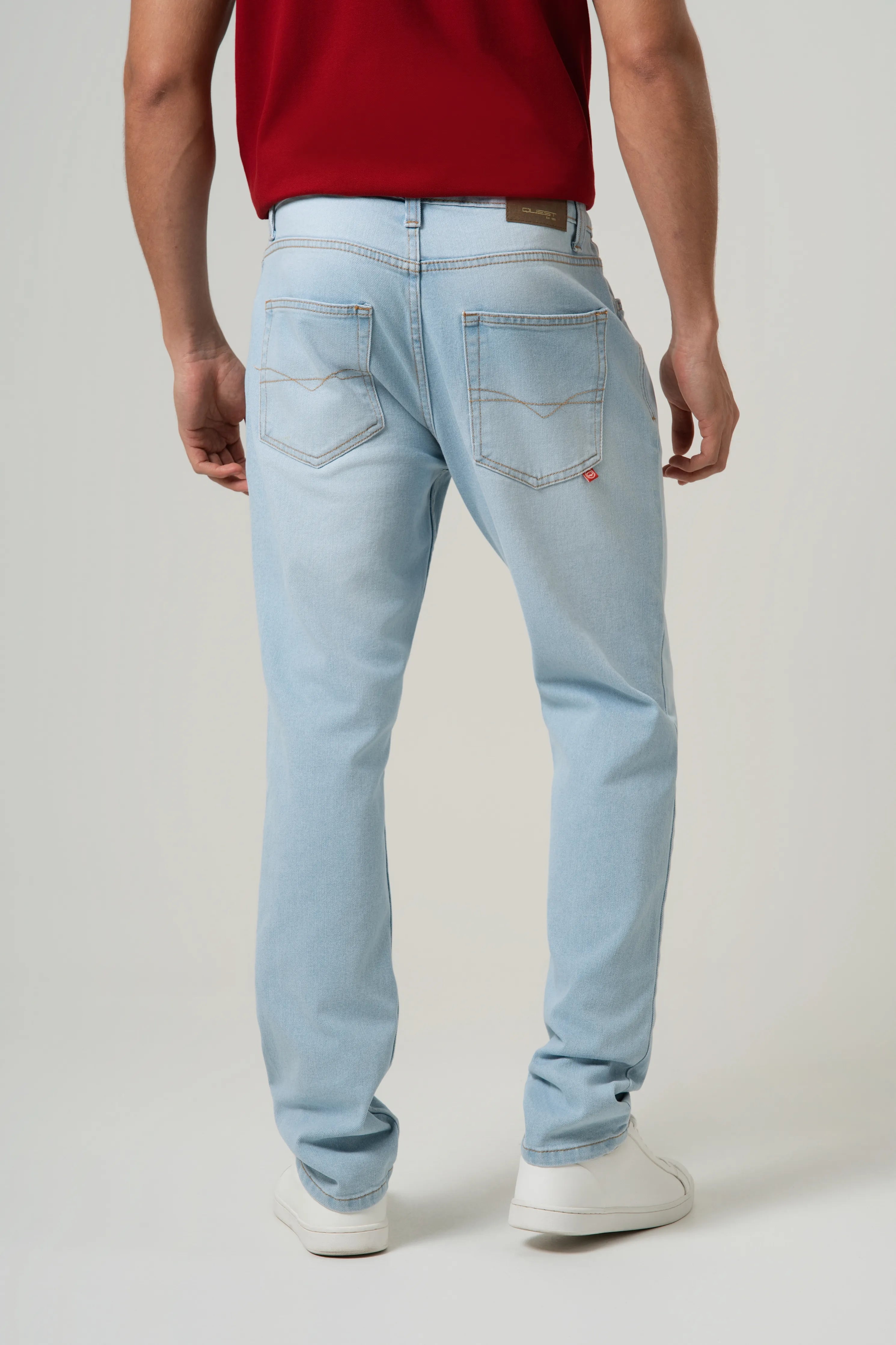 JEAN 5 BOLSILLOS COLOR AZUL CLARO