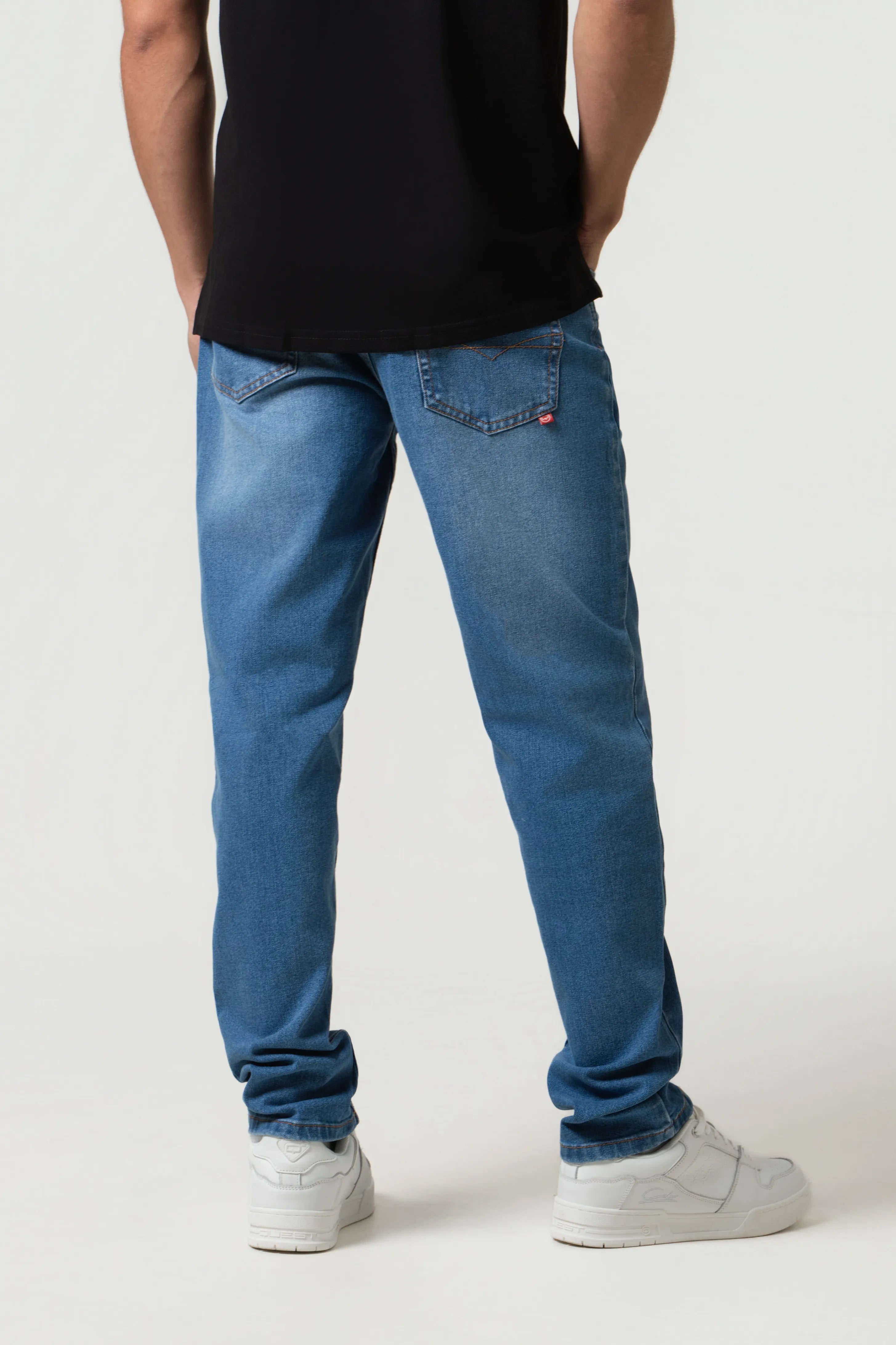 JEAN 5 BOLSILLOS COLOR AZUL MEDIO