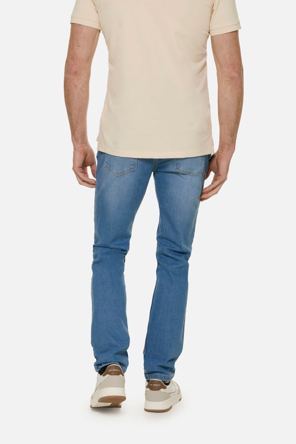 JEAN 5 BOLSILLOS COLOR AZUL MEDIO