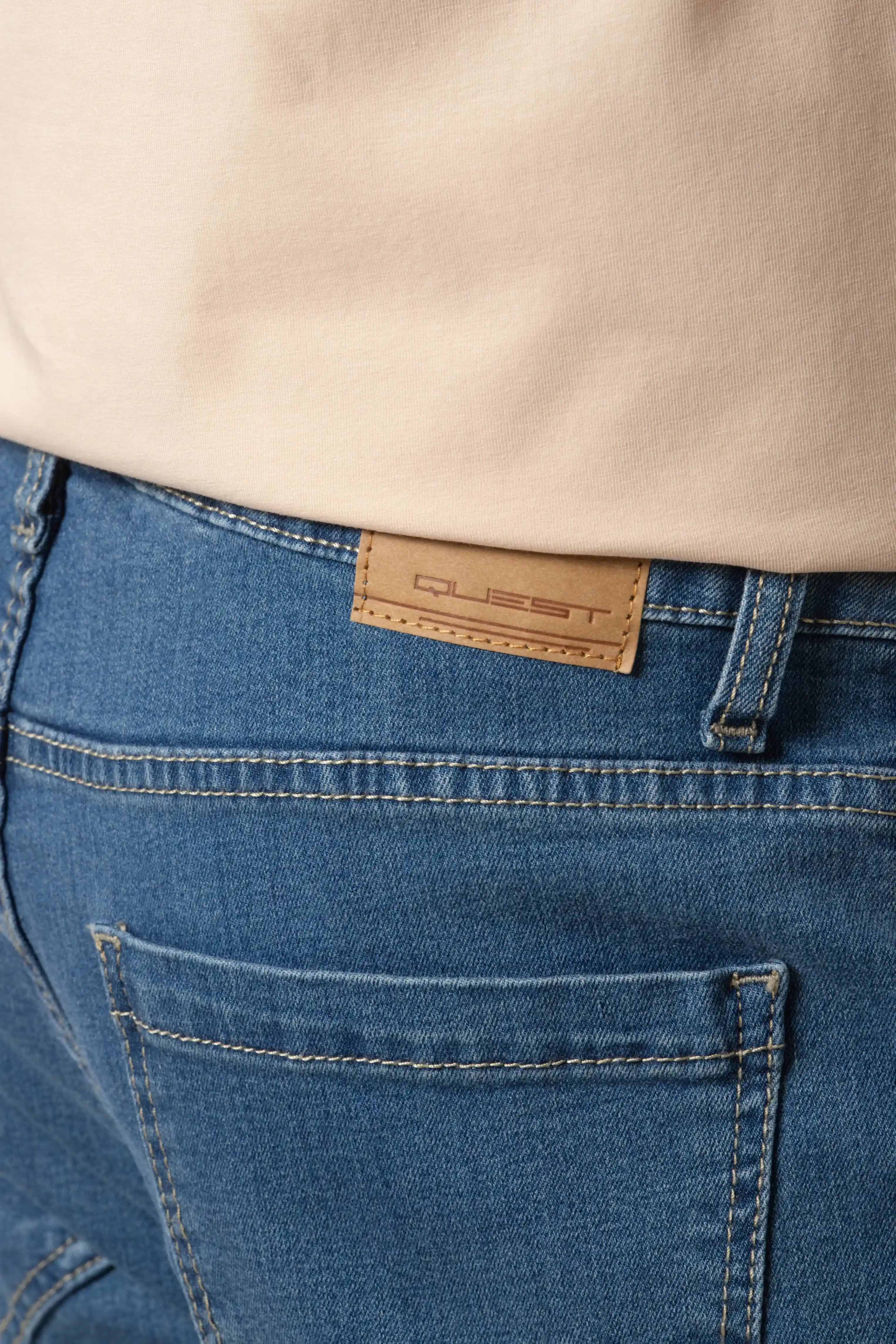 JEAN 5 BOLSILLOS COLOR AZUL MEDIO