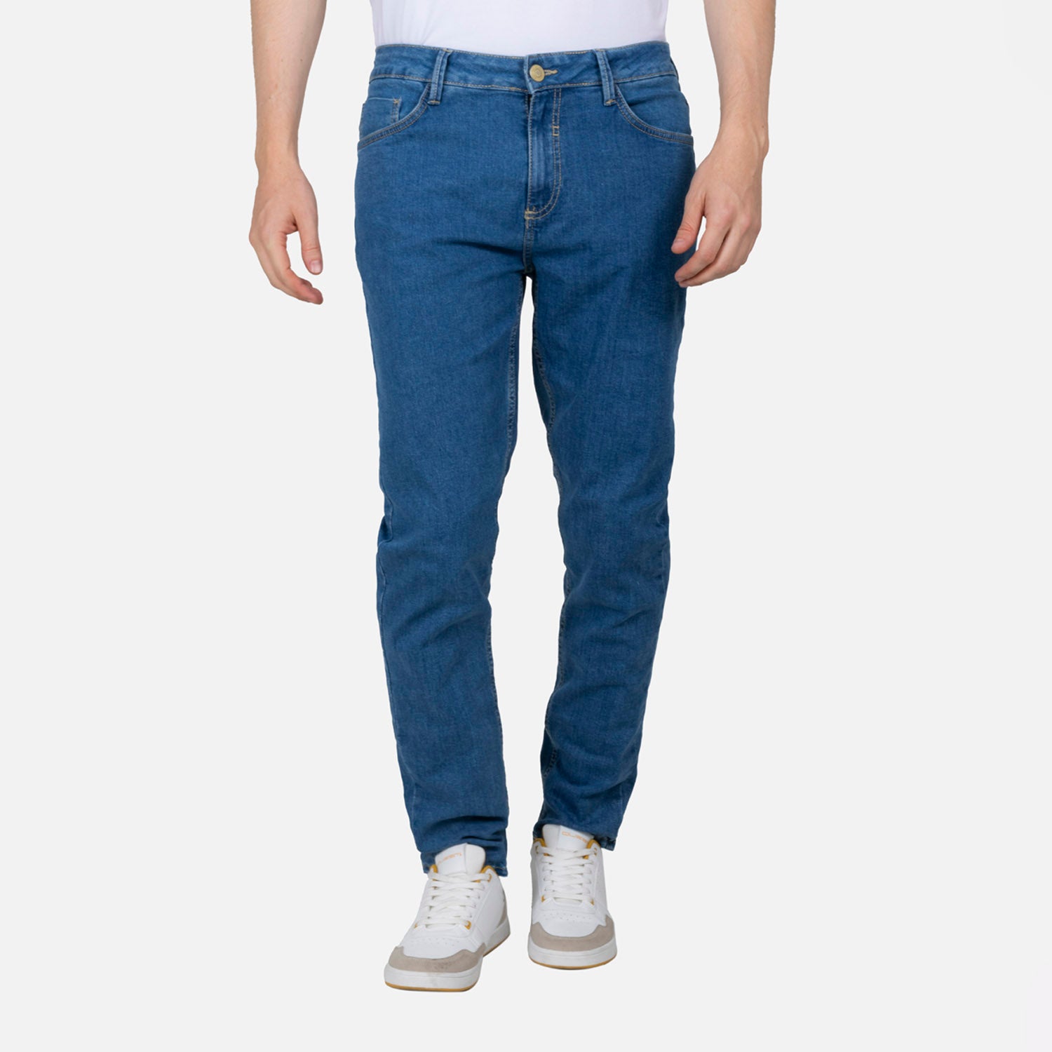 JEAN 5 BOLSILLOS COLOR AZUL MEDIO