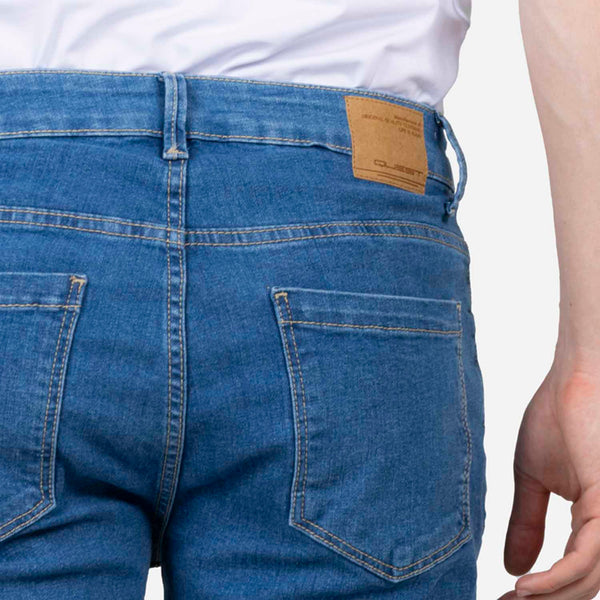 JEAN 5 BOLSILLOS COLOR AZUL MEDIO