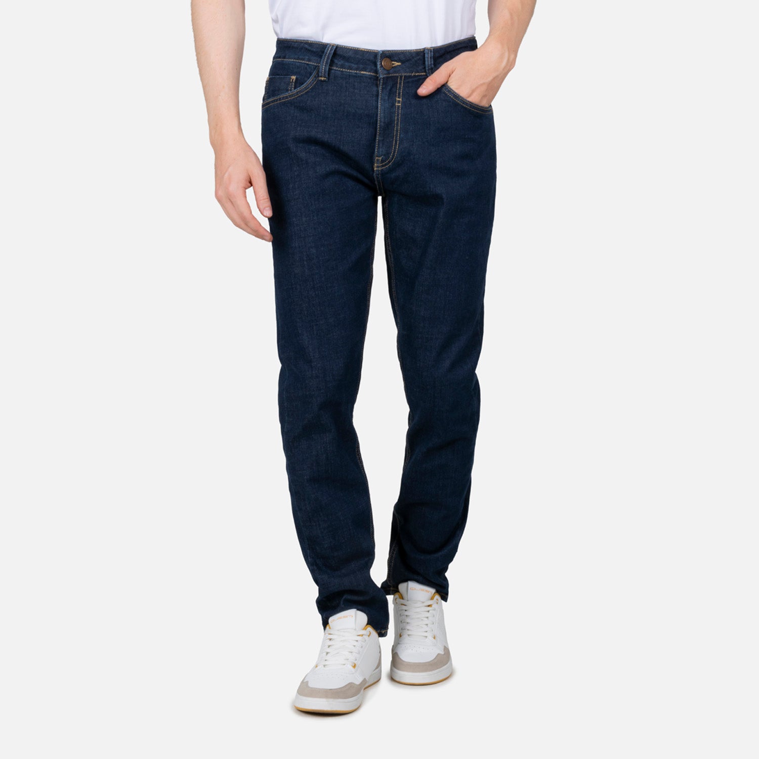 JEAN 5 BOLSILLOS COLOR AZUL OSCURO