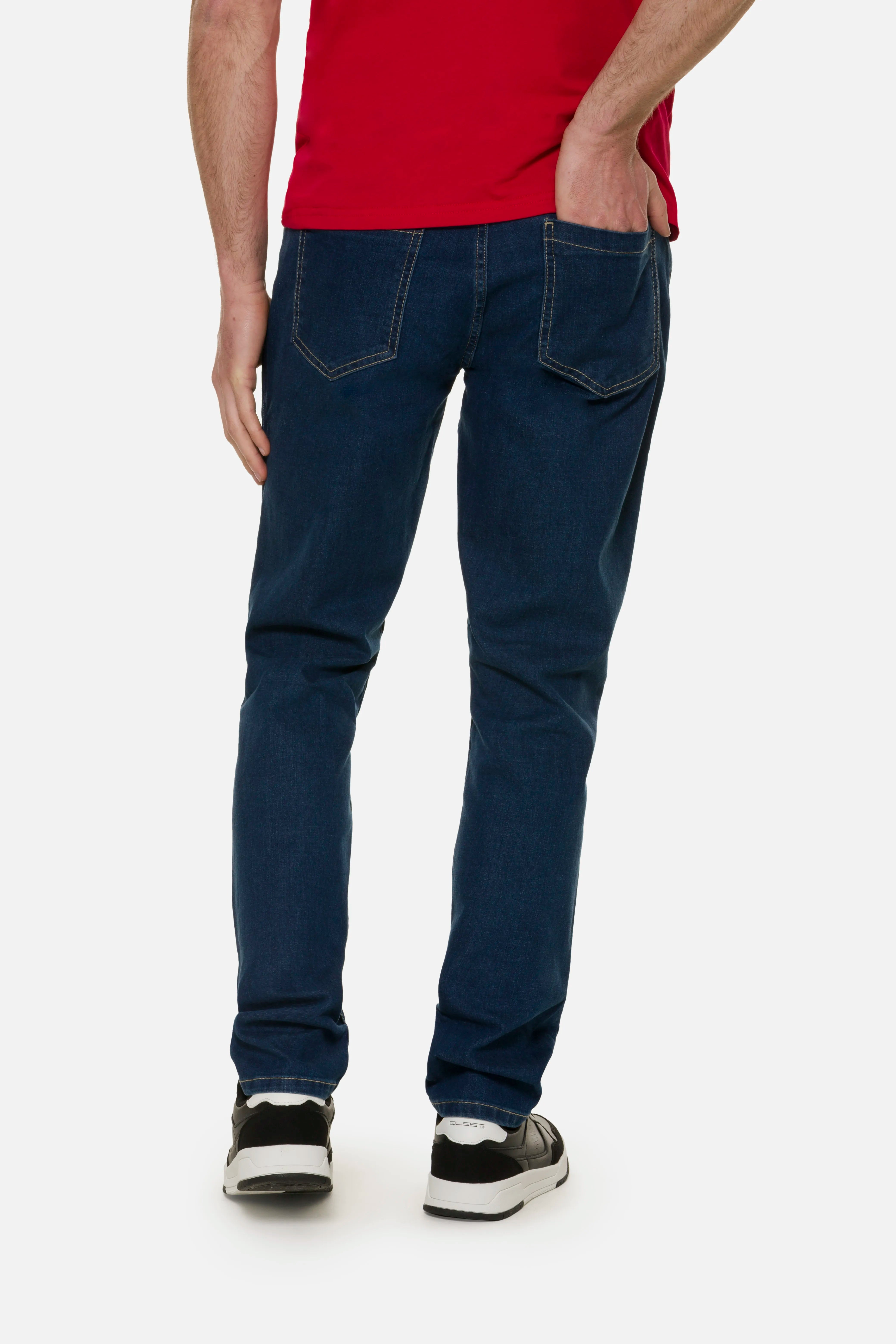 JEAN 5 BOLSILLOS COLOR AZUL MEDIO OSCURO