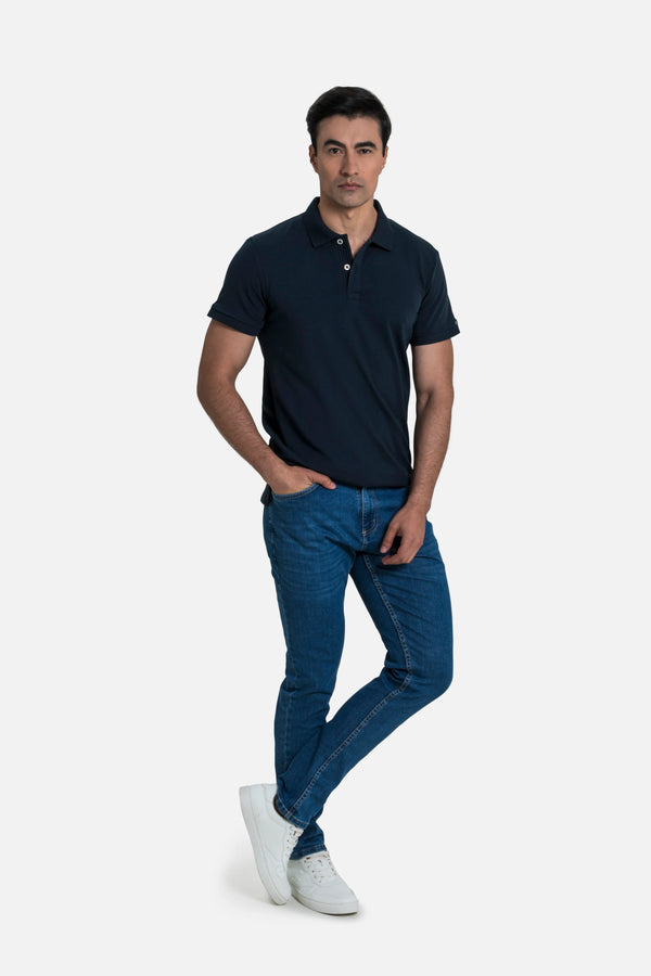 JEAN 5 BOLSILLOS COLOR AZUL MEDIO