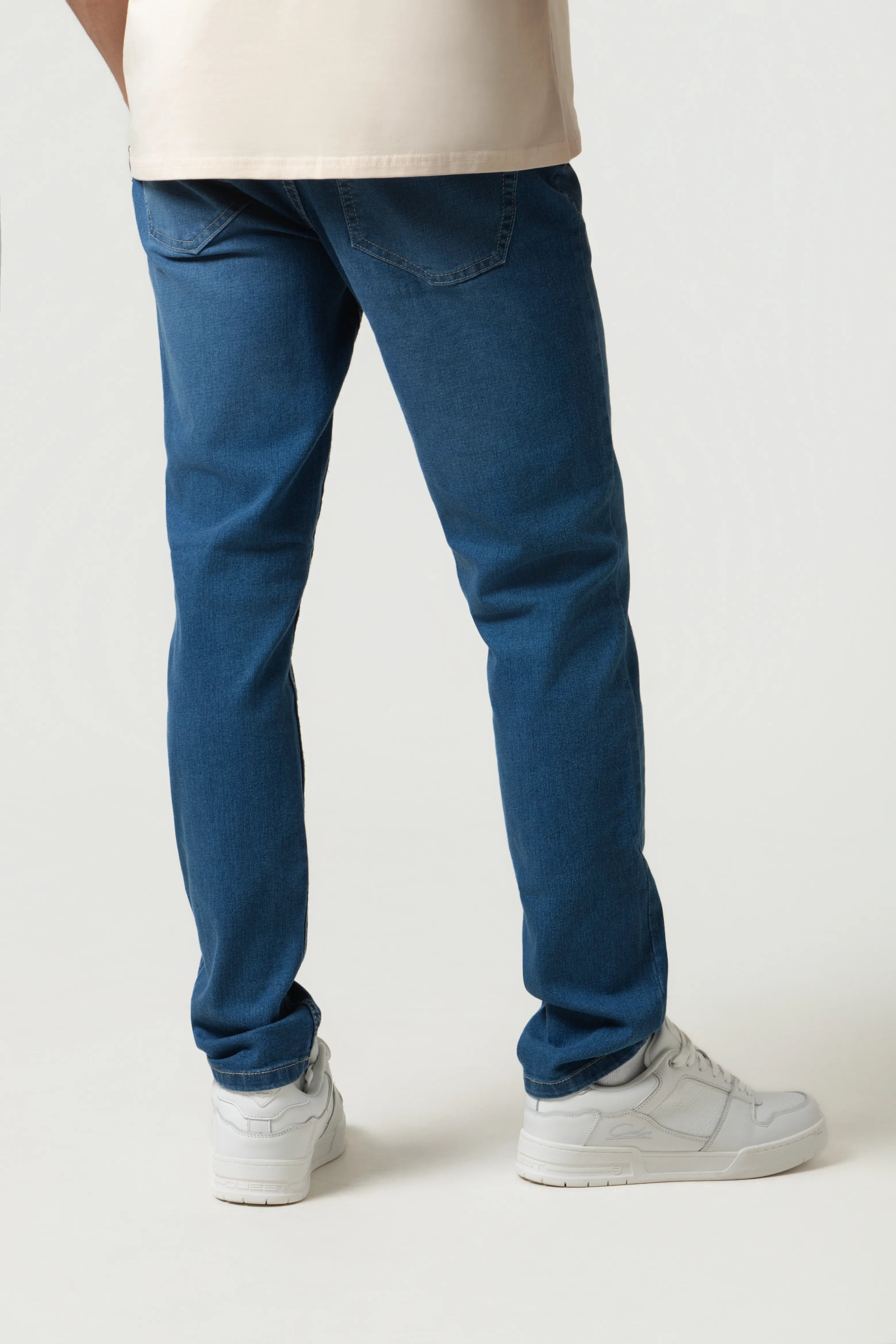 JEAN 5 BOLSILLOS COLOR AZUL MEDIO