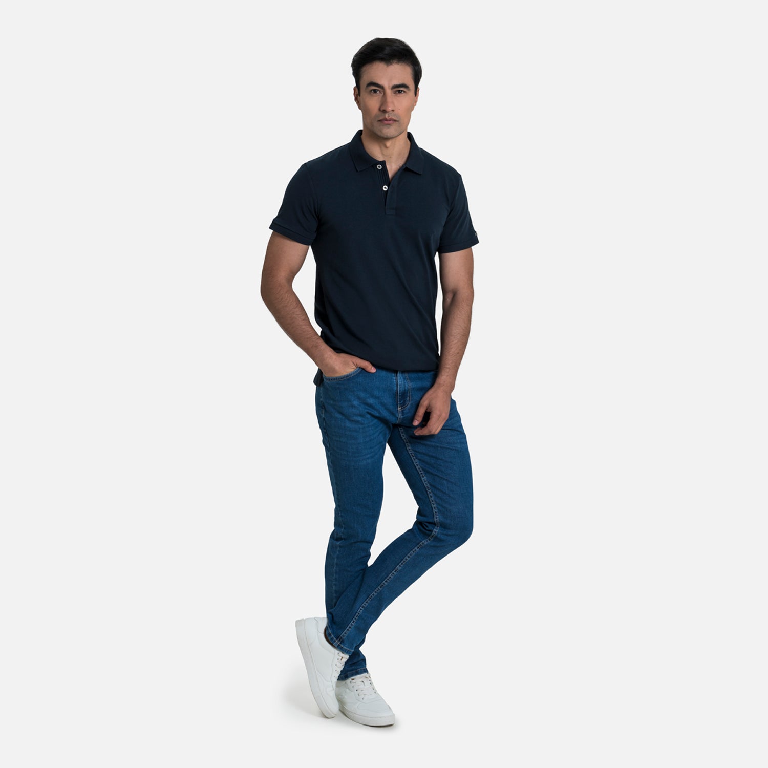 JEAN 5 BOLSILLOS COLOR AZUL MEDIO