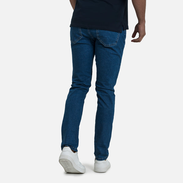 JEAN 5 BOLSILLOS COLOR AZUL MEDIO