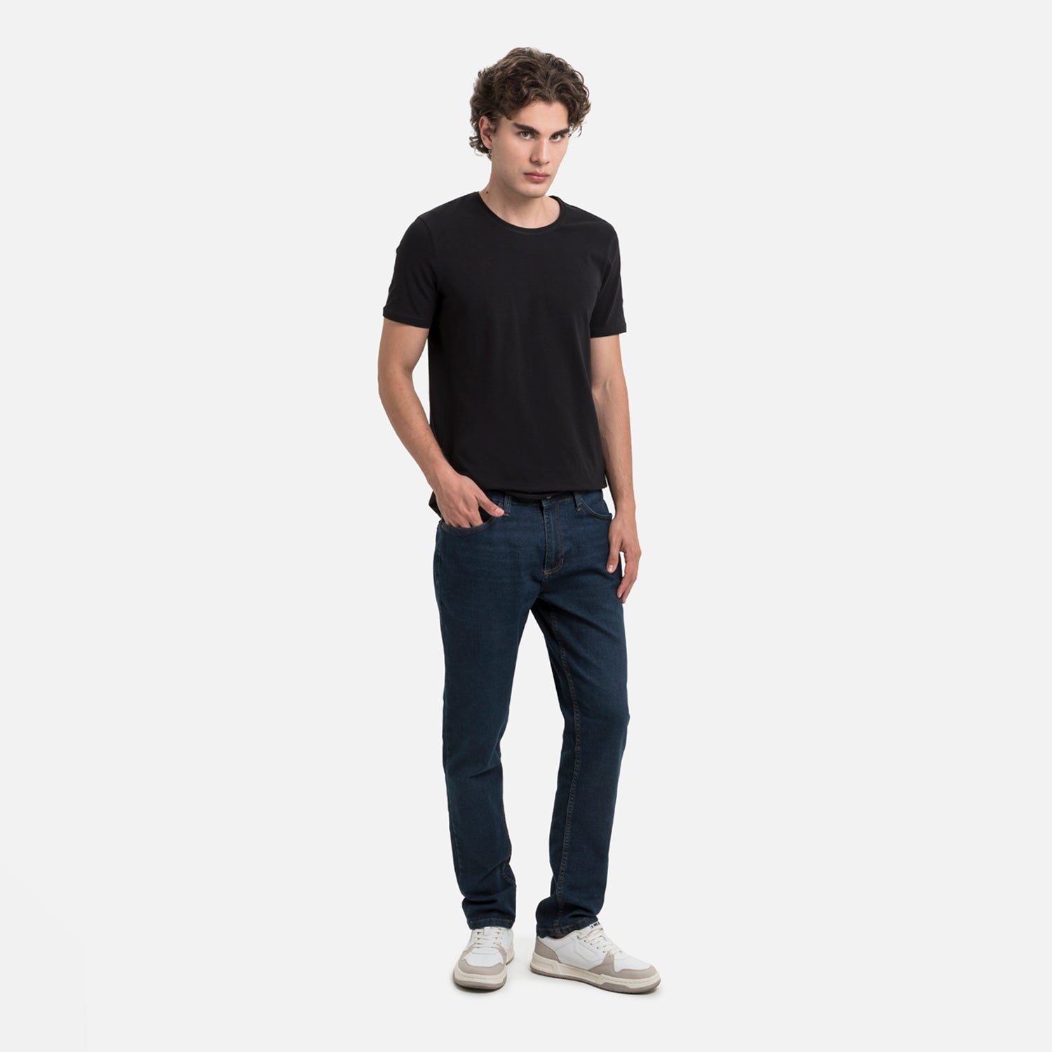 JEAN 5 BOLSILLOS COLOR AZUL OSCURO