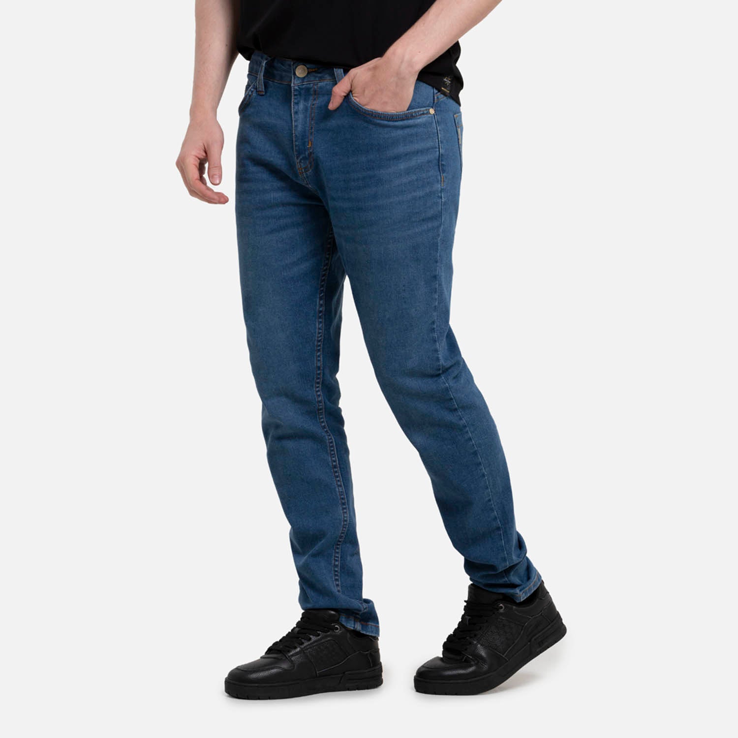 JEAN 5 BOLSILLOS COLOR AZUL MEDIO