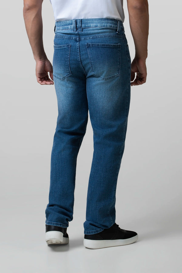 JEAN 5 BOLSILLOS COLOR AZUL MEDIO