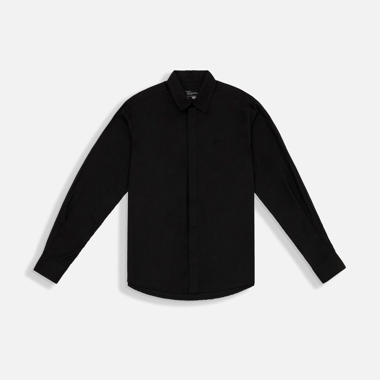 CAMISA MANGA LARGA COLOR NEGRO