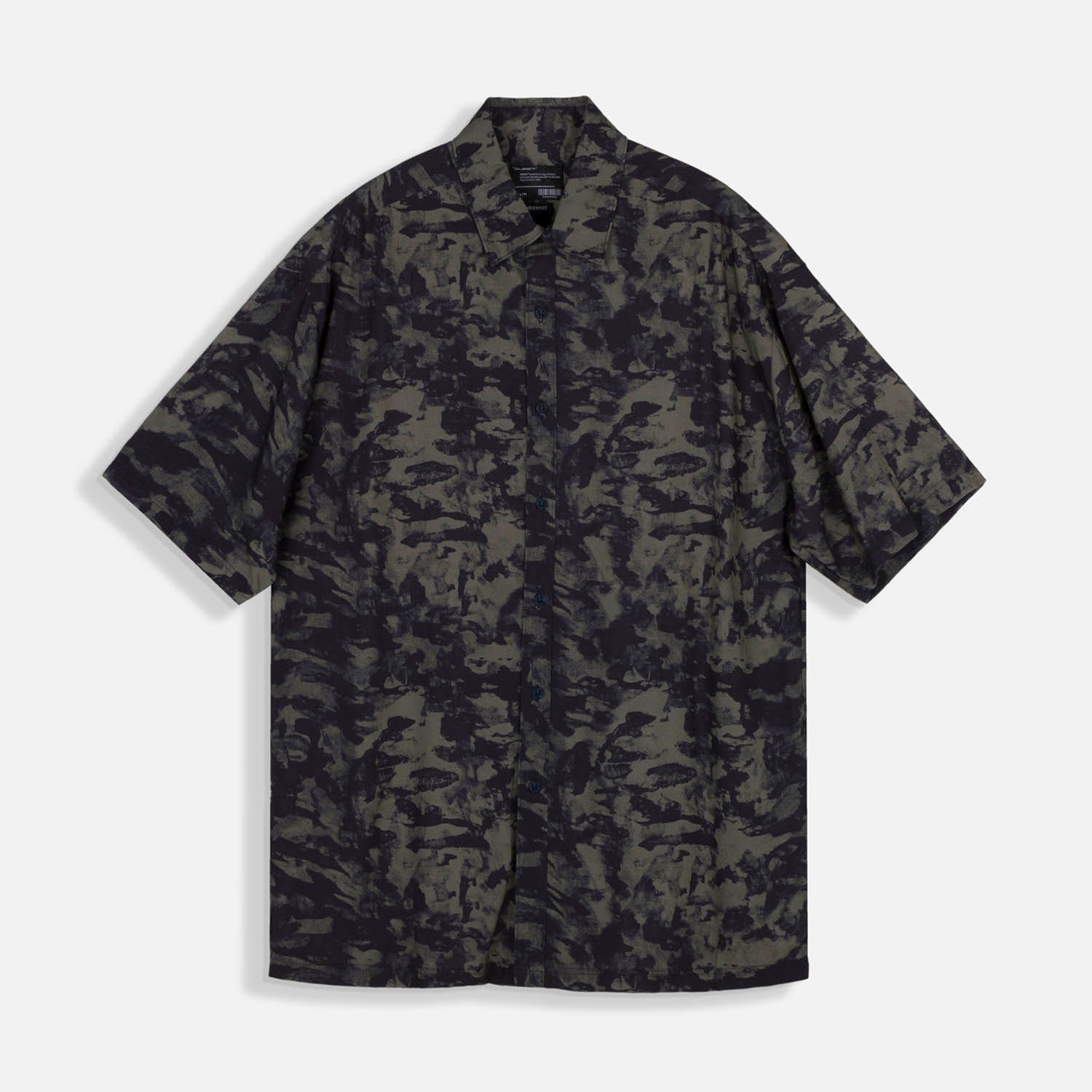 CAMISA MANGA CORTA COLOR AZUL OSCURO