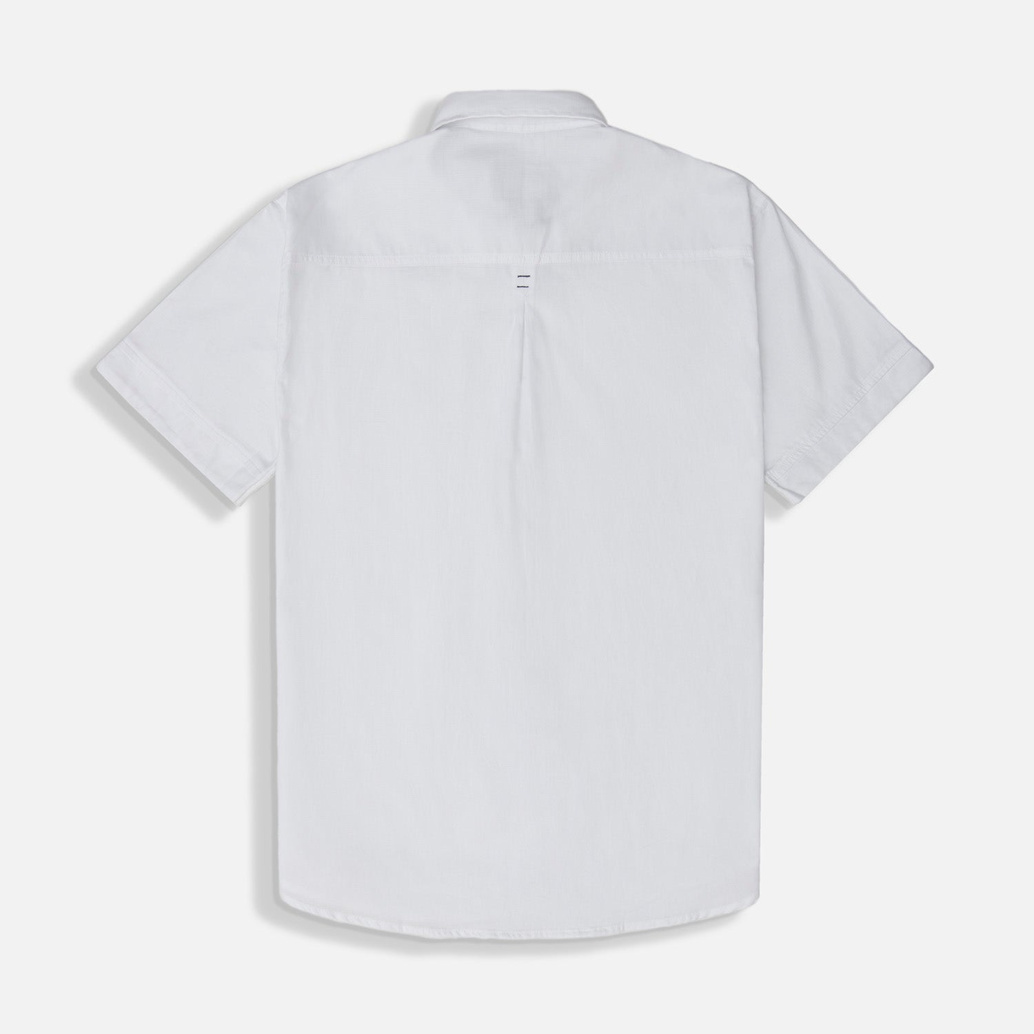 CAMISA MANGA CORTA COLOR BLANCO OPTICO