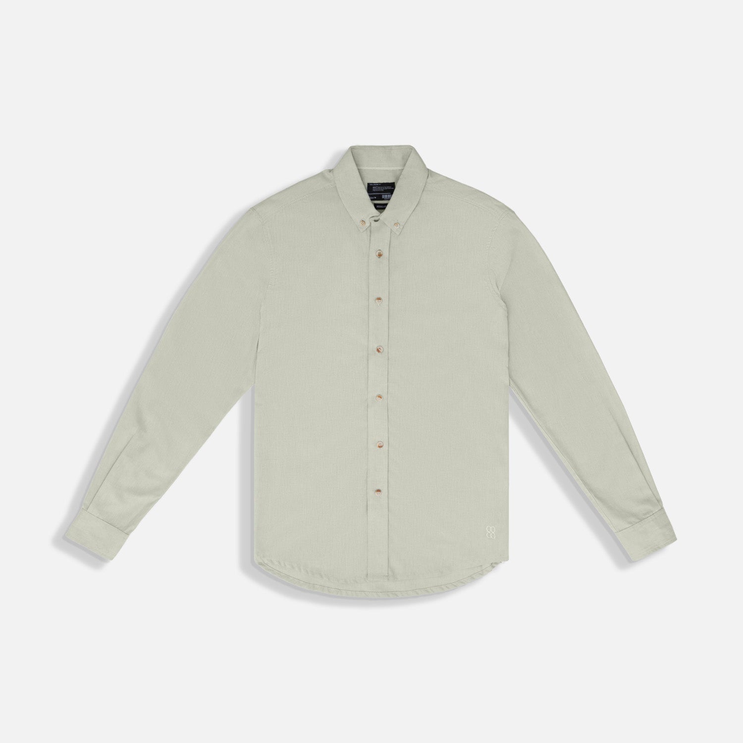 CAMISA MANGA LARGA COLOR VERDE OLIVA