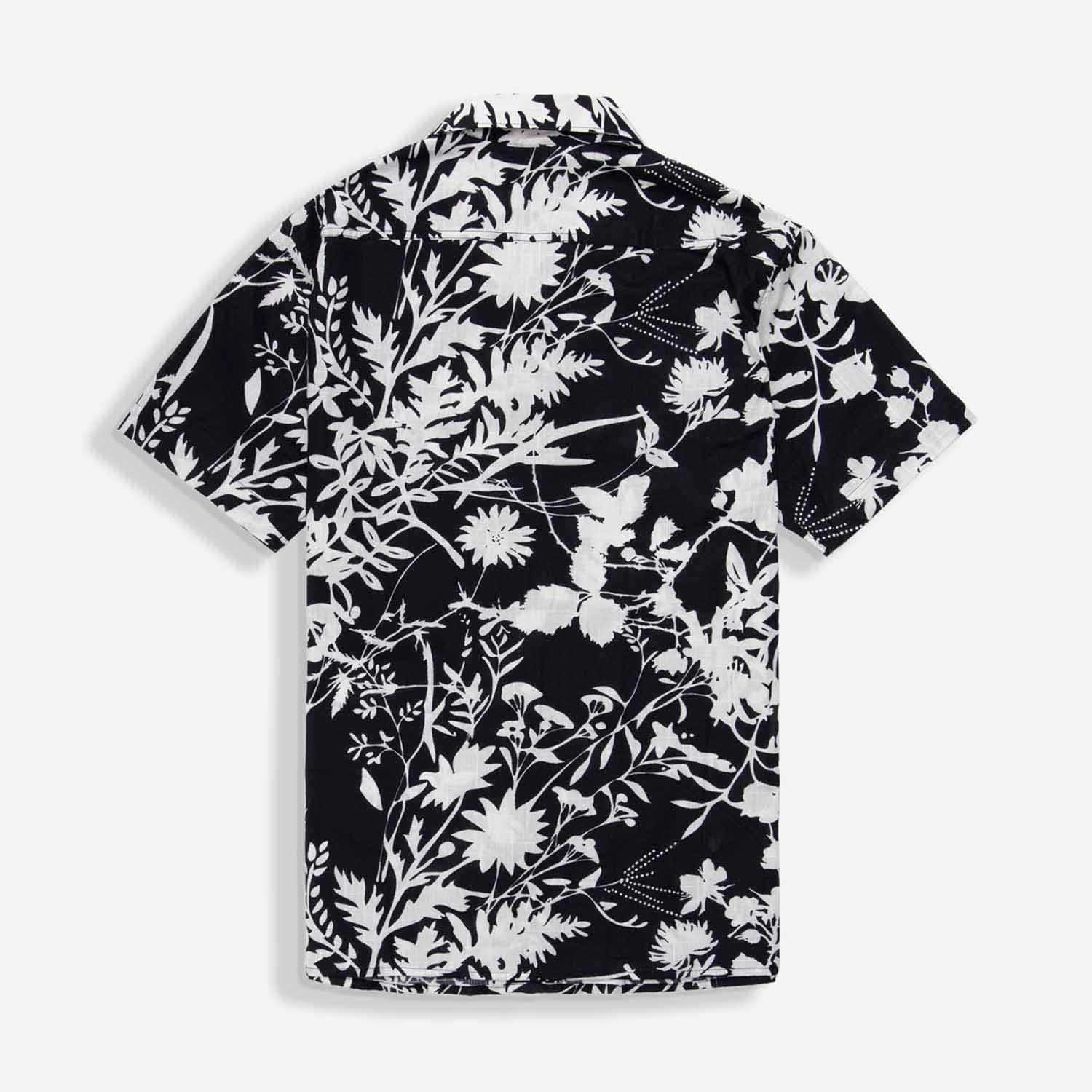 CAMISA MANGA CORTA COLOR NEGRO