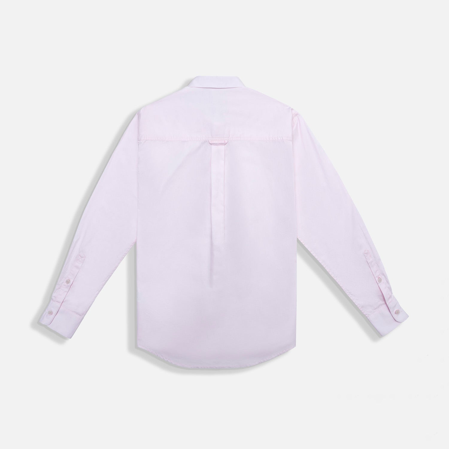 CAMISA MANGA LARGA COLOR PALO DE ROSA