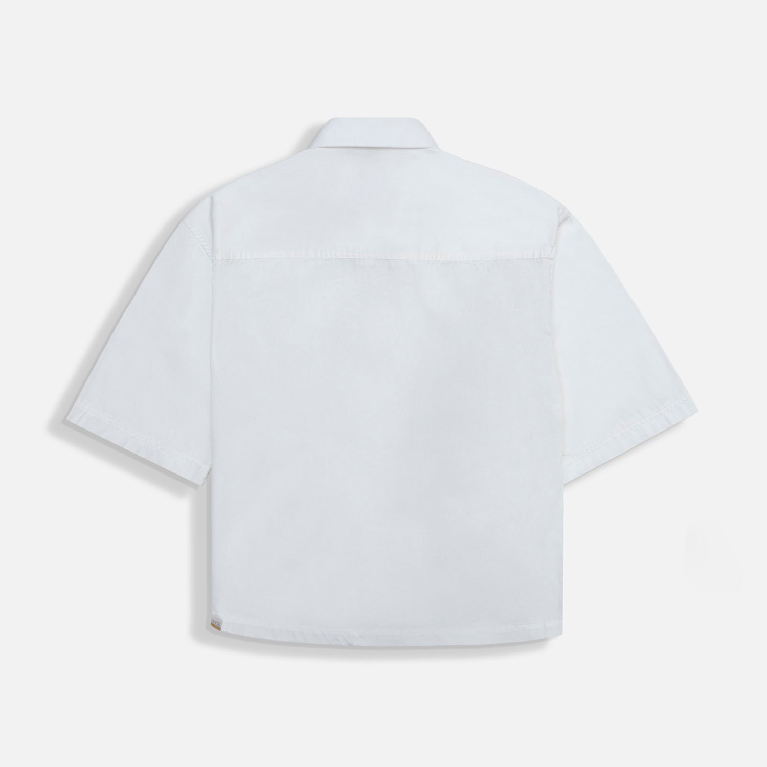 CAMISA MANGA CORTA COLOR IVORY