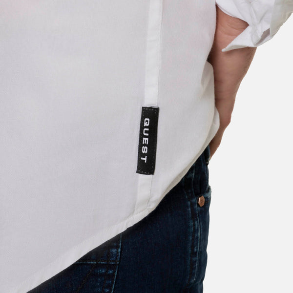 CAMISA MANGA LARGA COLOR BLANCO BLANCO