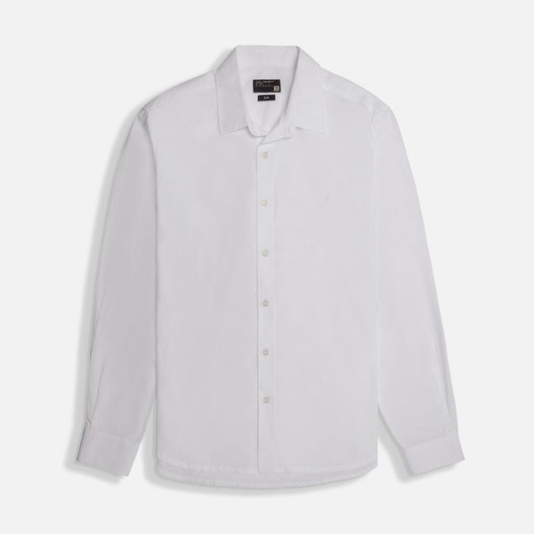 CAMISA MANGA LARGA COLOR BLANCO BLANCO