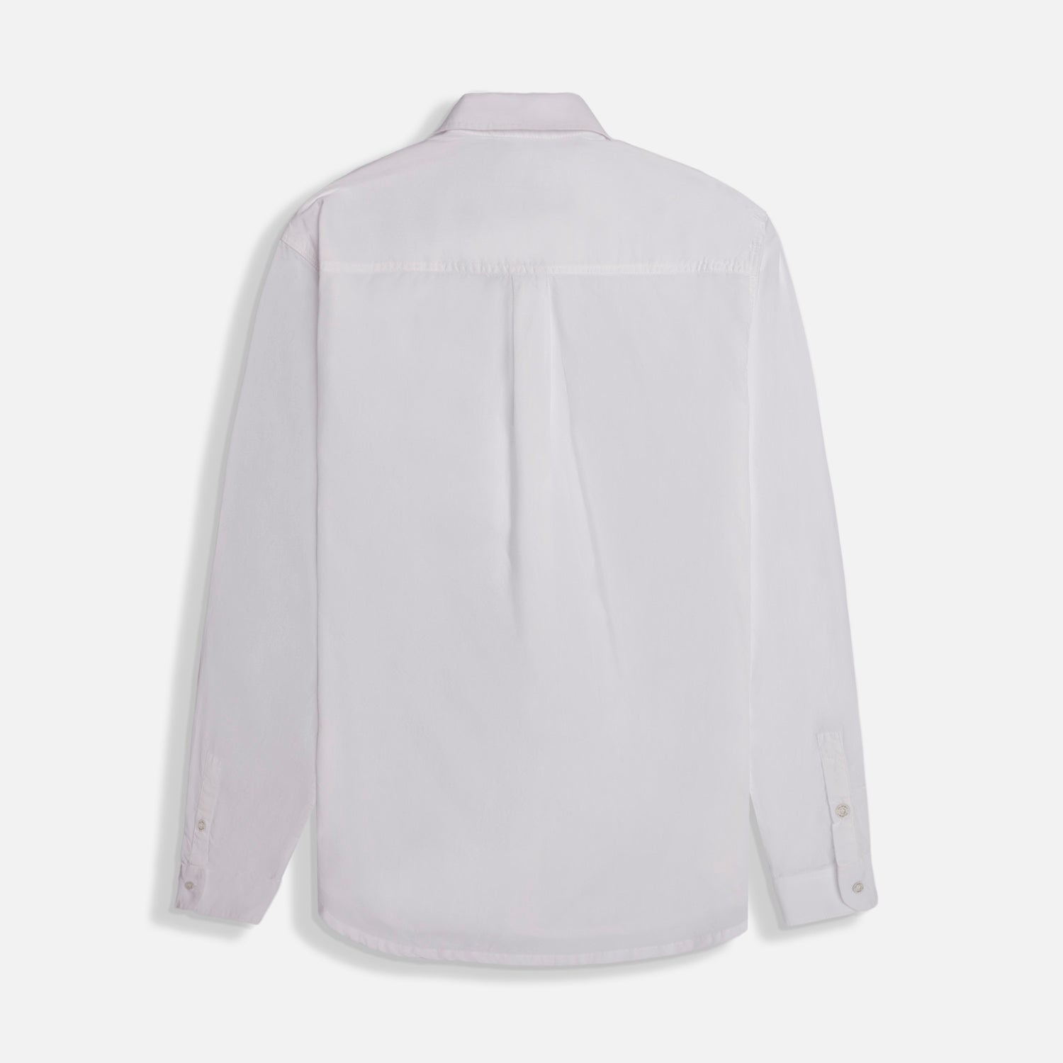CAMISA MANGA LARGA COLOR BLANCO BLANCO