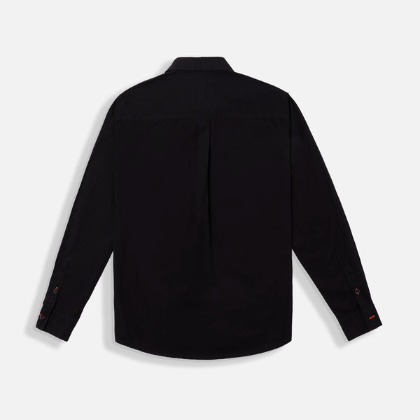 CAMISA MANGA LARGA COLOR NEGRO