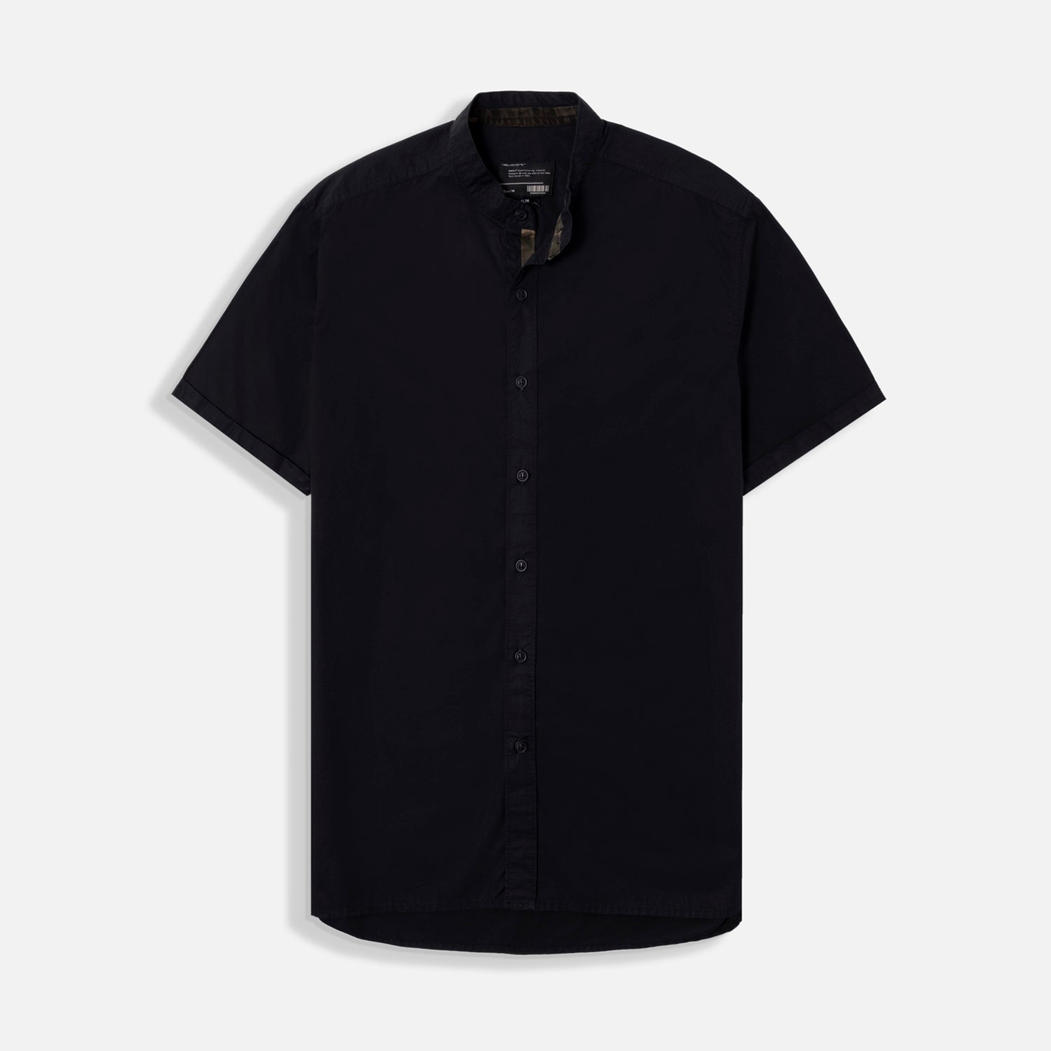 CAMISA MANGA CORTA COLOR NEGRO