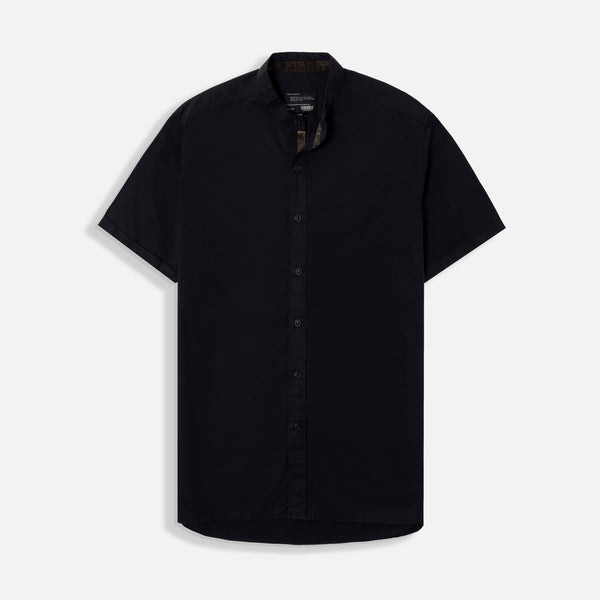 CAMISA MANGA CORTA COLOR NEGRO