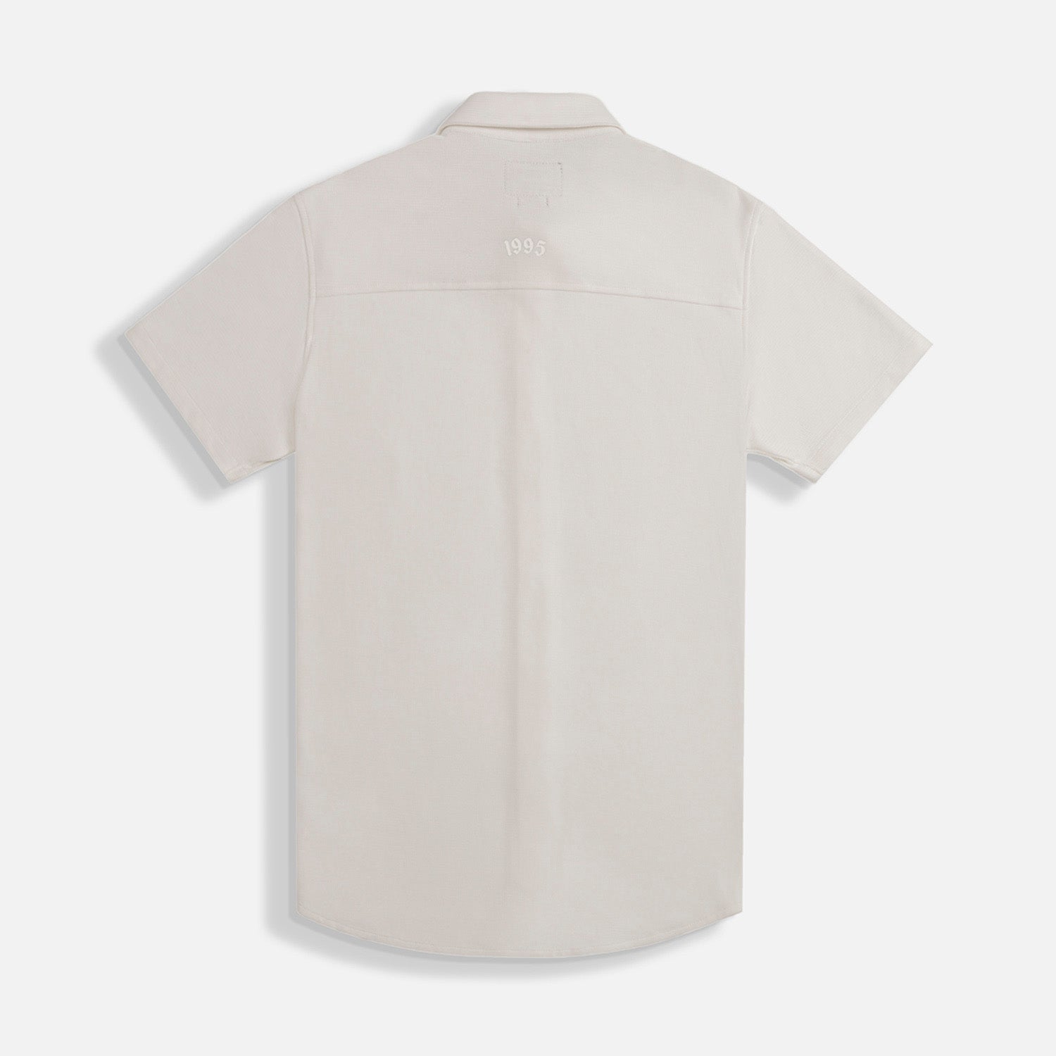 CAMISA MANGA CORTA COLOR BLANCO OPTICO