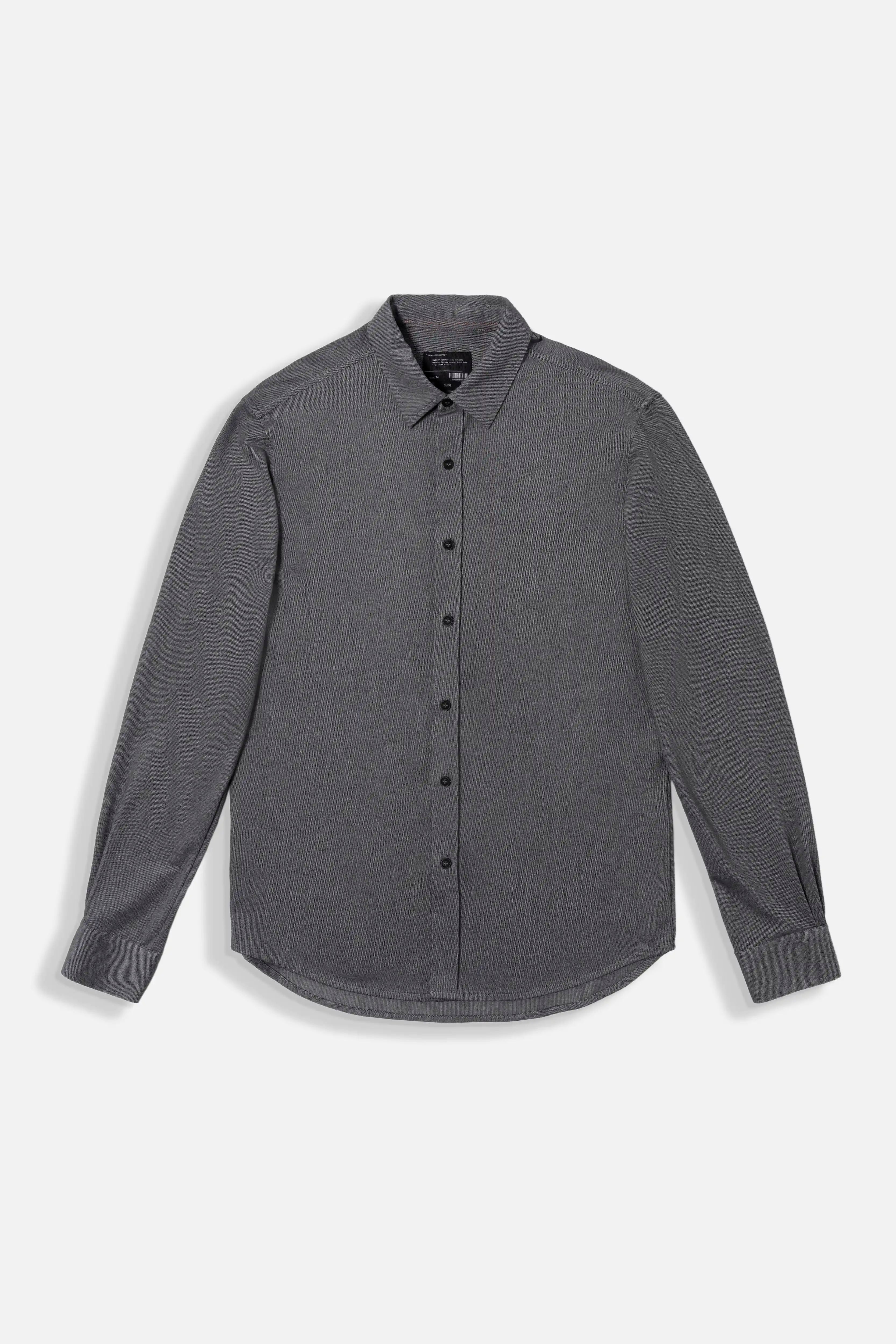 CAMISA MANGA LARGA COLOR NEGRO