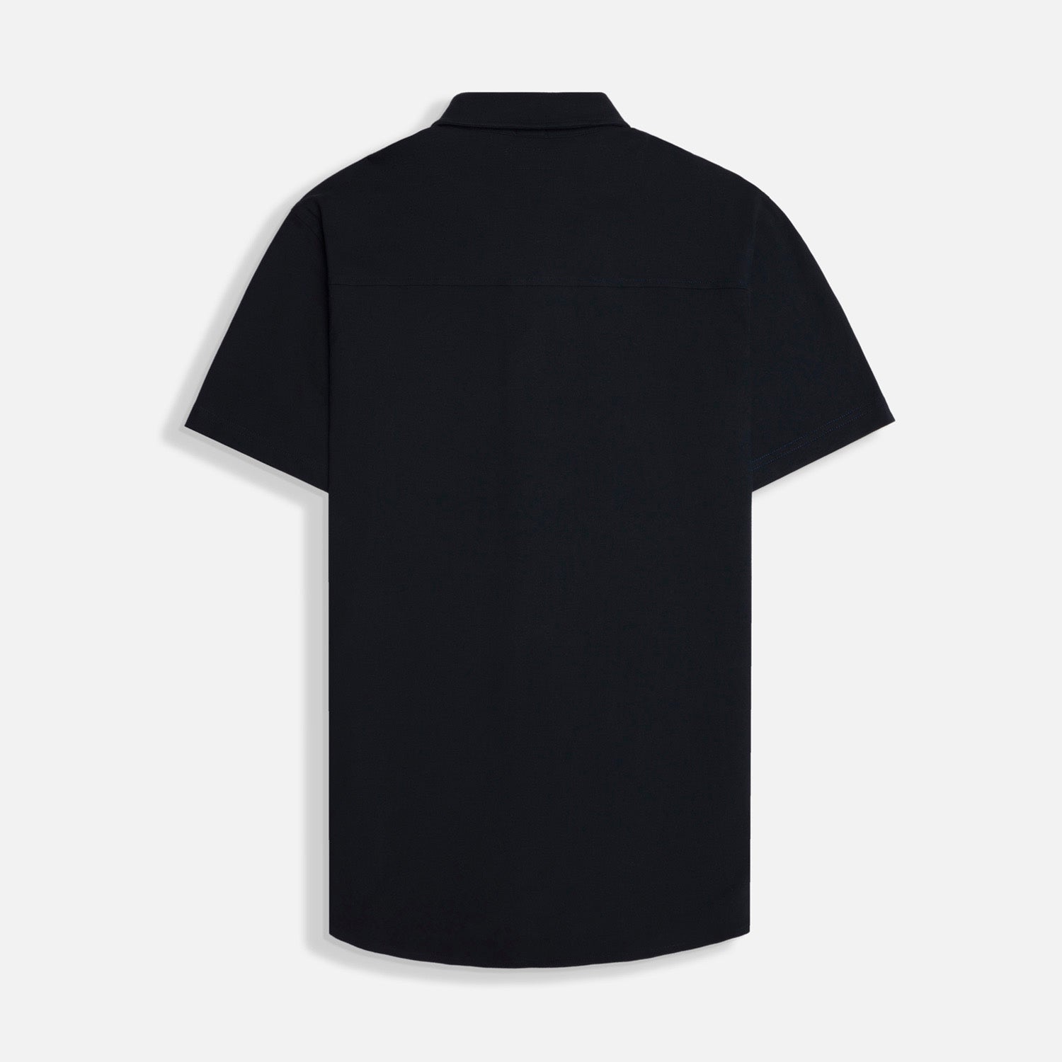 CAMISA MANGA CORTA COLOR AZUL OSCURO