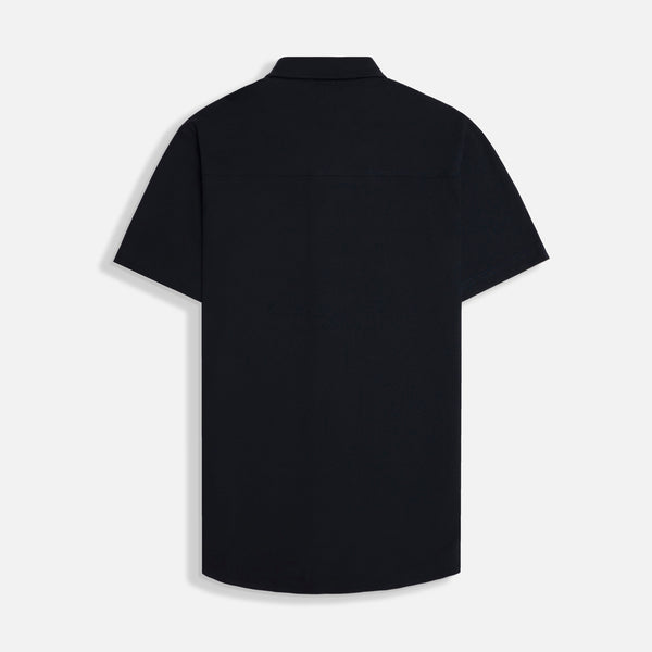 CAMISA MANGA CORTA COLOR AZUL OSCURO