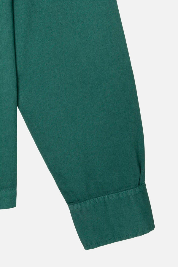 CAMISA MANGA LARGA COLOR VERDE TORMENTA