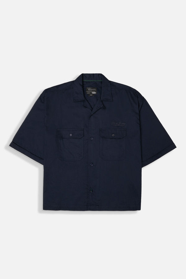 CAMISA MANGA CORTA COLOR AZUL OSCURO