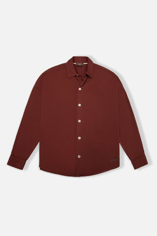 CAMISA MANGA LARGA COLOR BRUNETTE