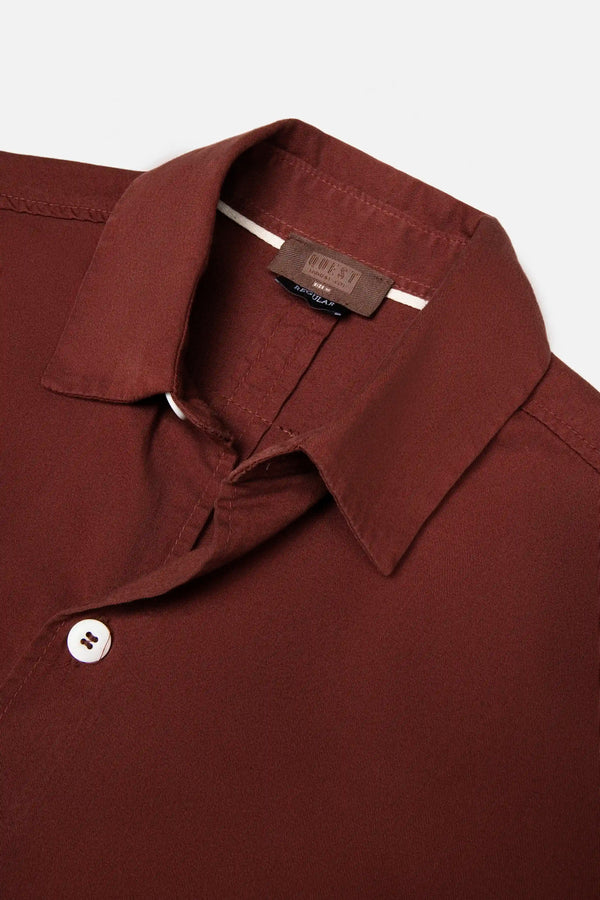 CAMISA MANGA LARGA COLOR BRUNETTE