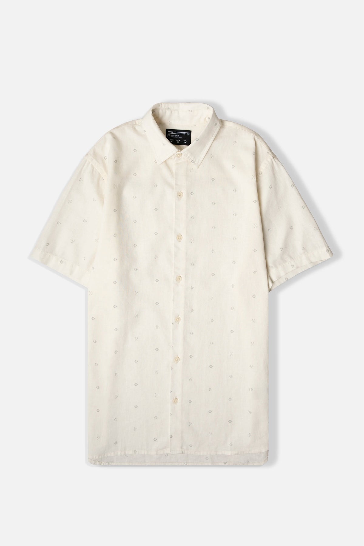 CAMISA MANGA CORTA COLOR BLANCO BLANCO