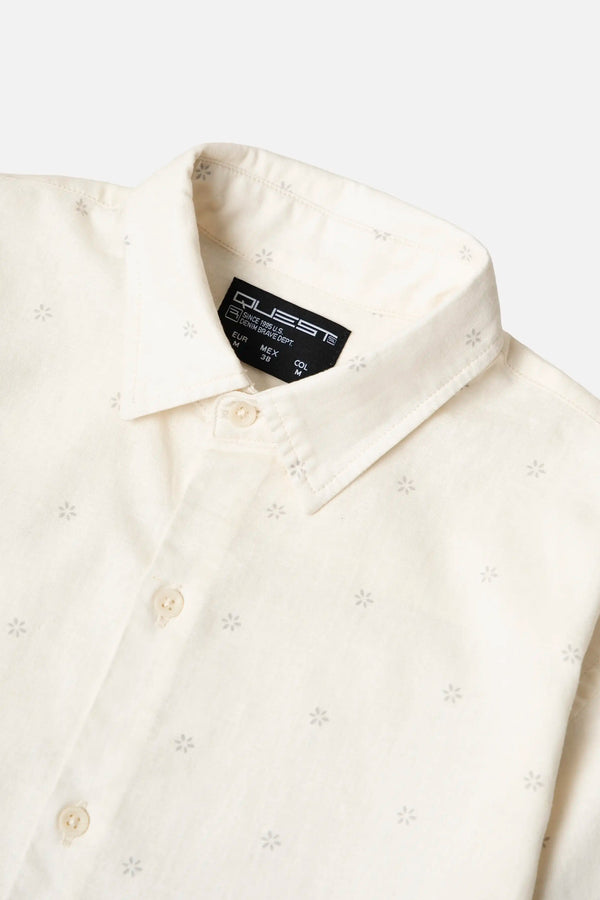 CAMISA MANGA CORTA COLOR BLANCO BLANCO