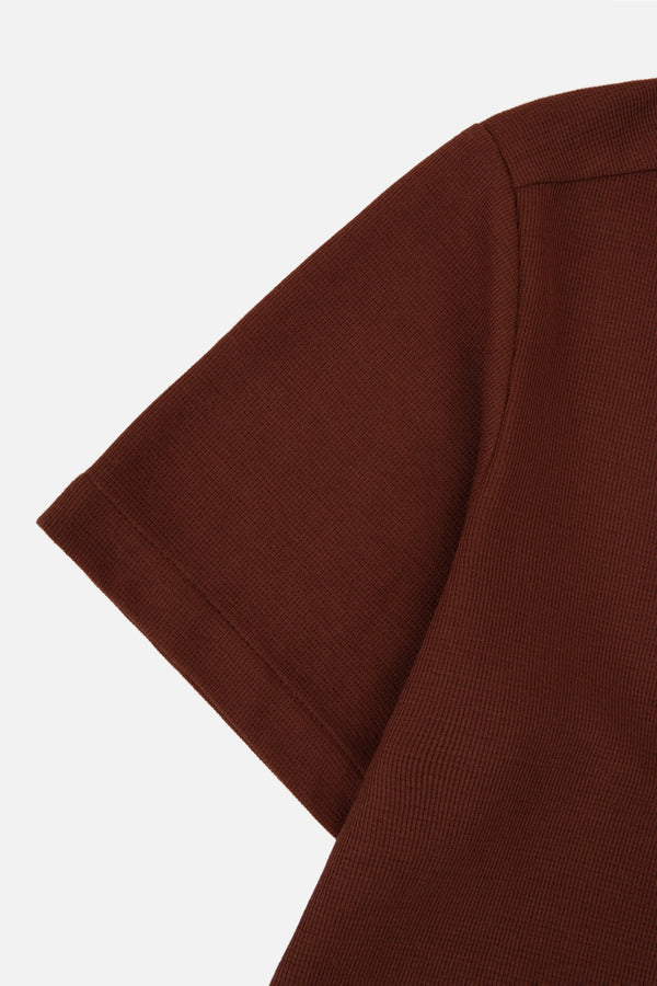 CAMISA MANGA CORTA COLOR BRUNETTE