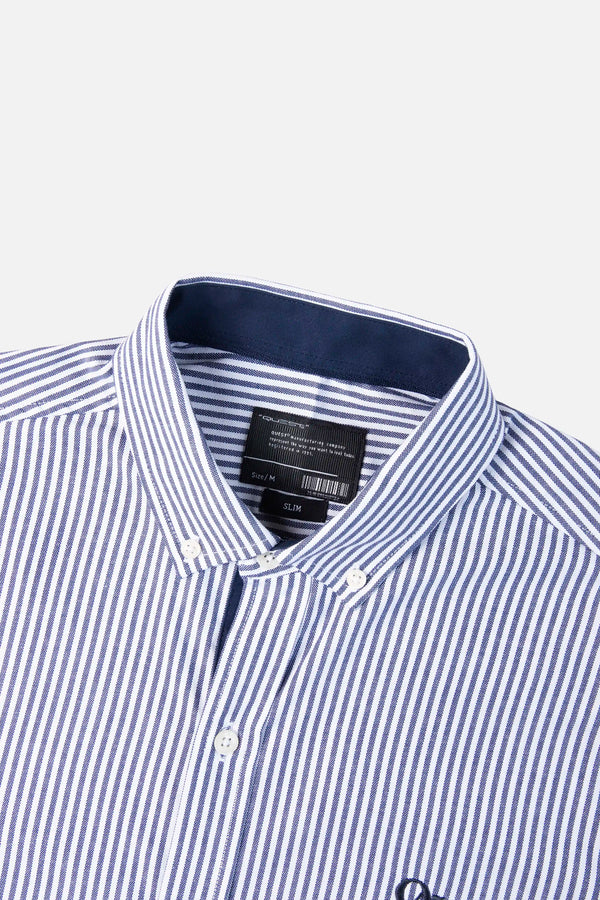 CAMISA MANGA LARGA COLOR AZUL OSCURO