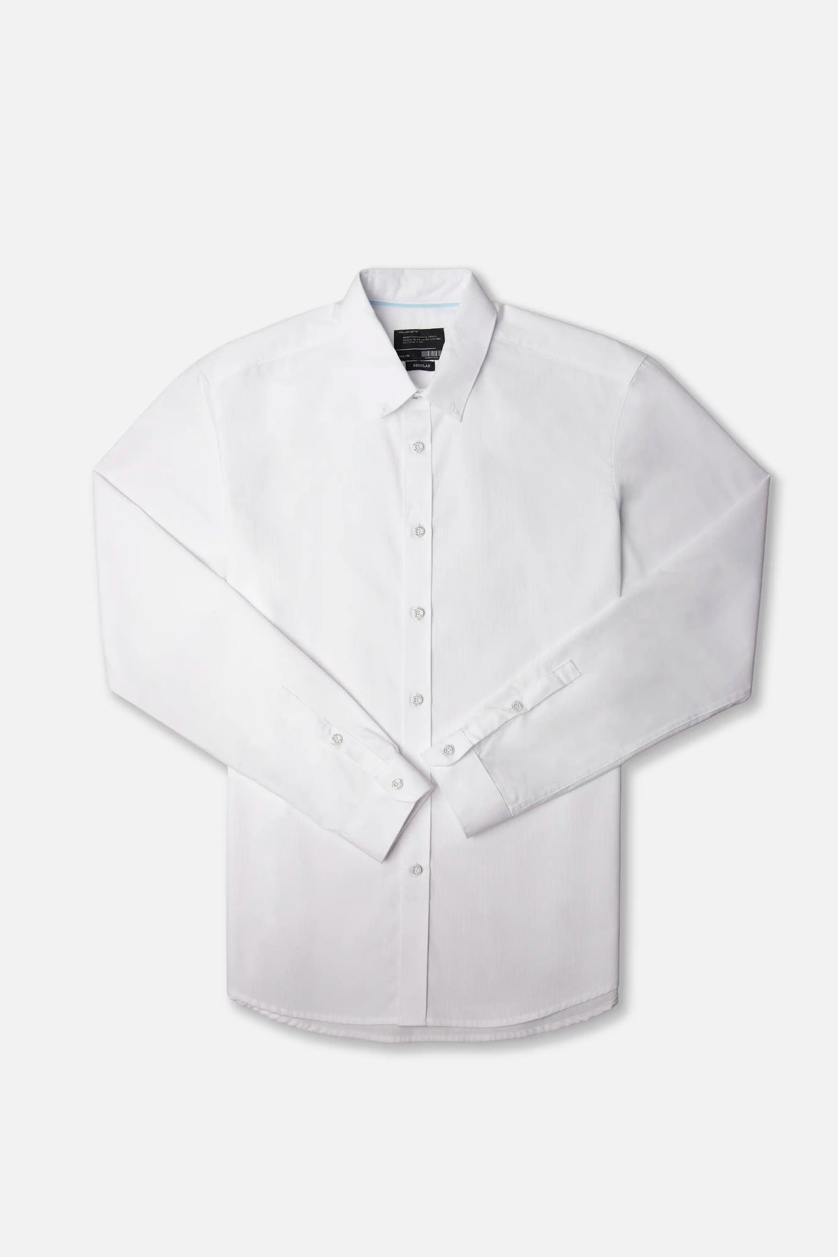 CAMISA MANGA LARGA COLOR BLANCO OPTICO